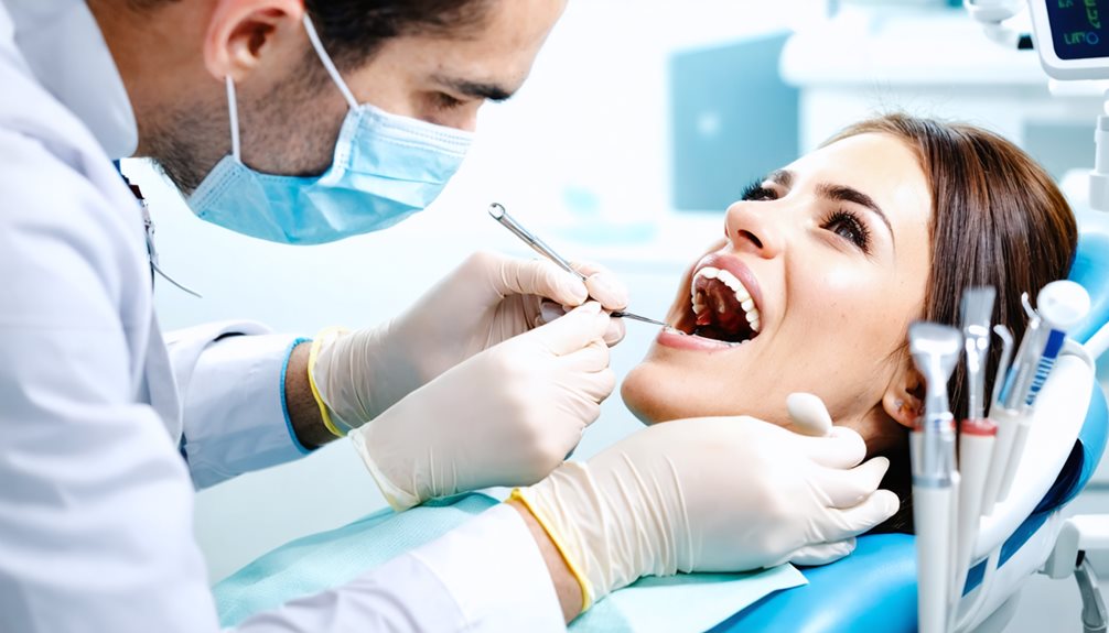 oral examination for cancer
